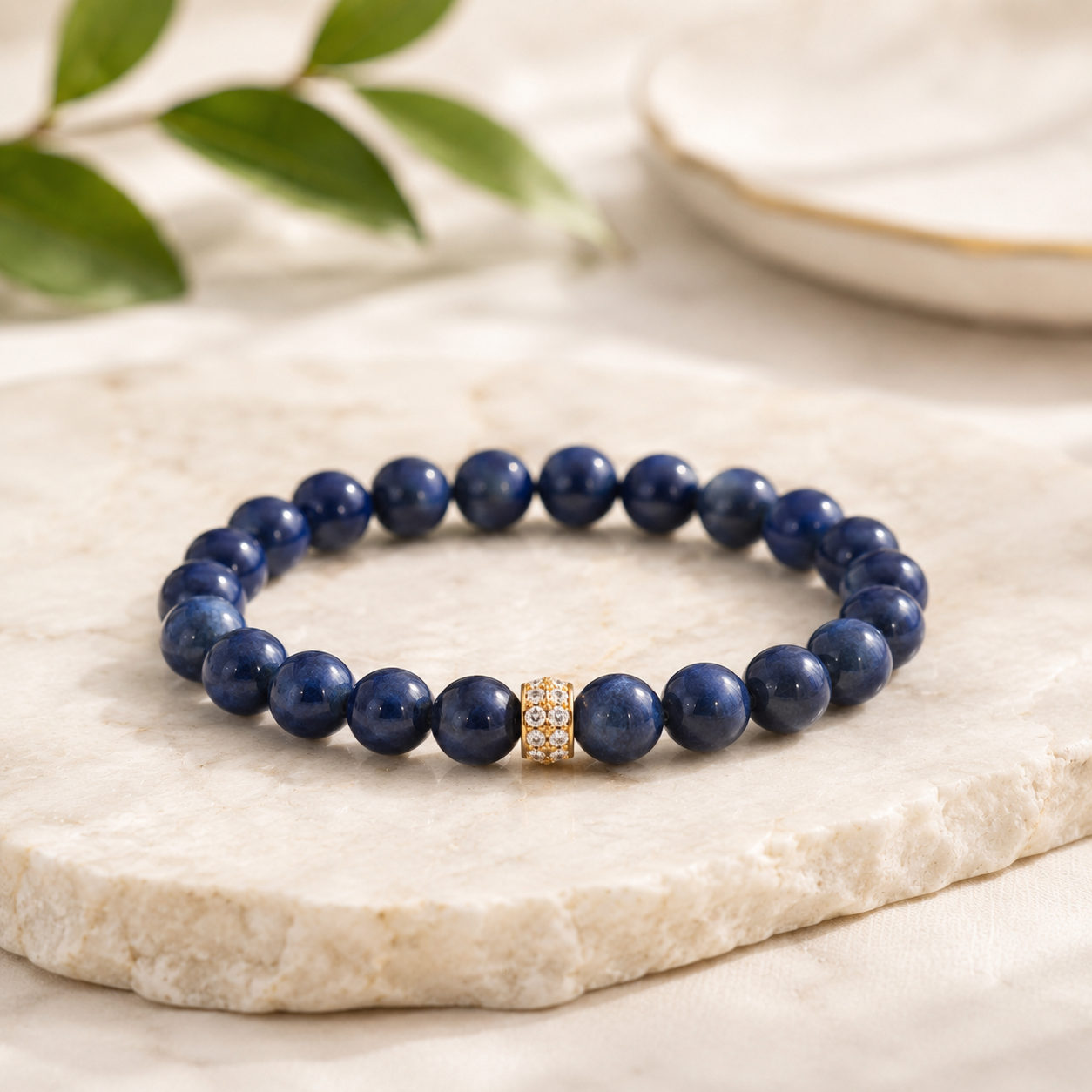 Blue Sapphire Gemstone Bracelet