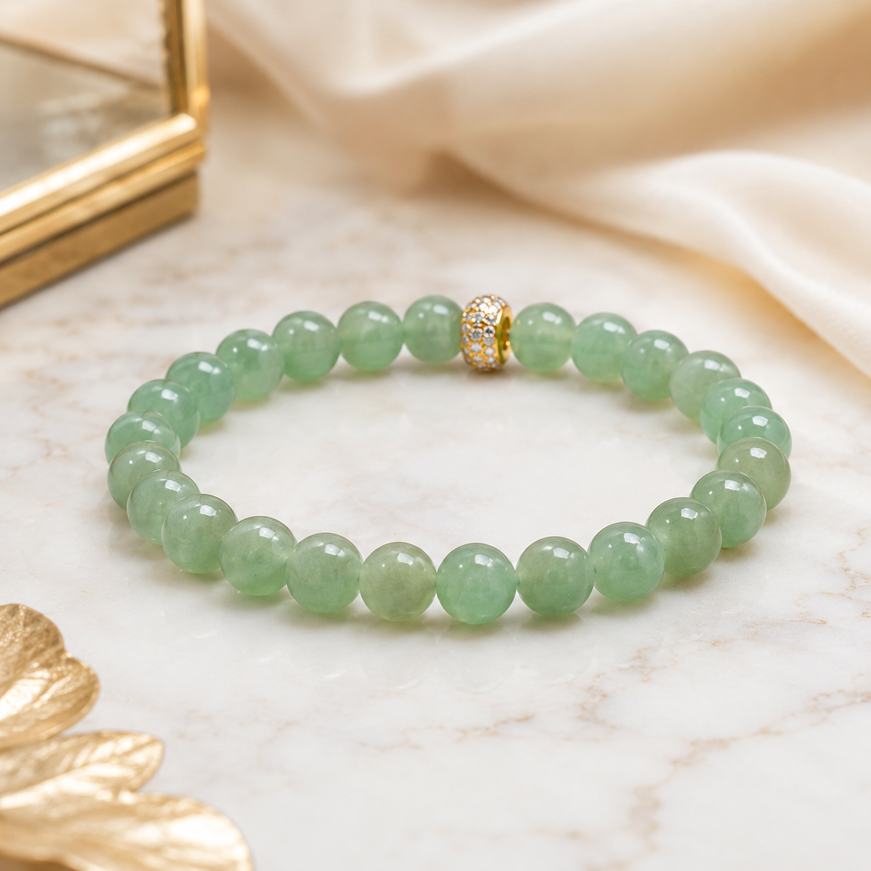 Green Aventurine Gemstone Bracelet